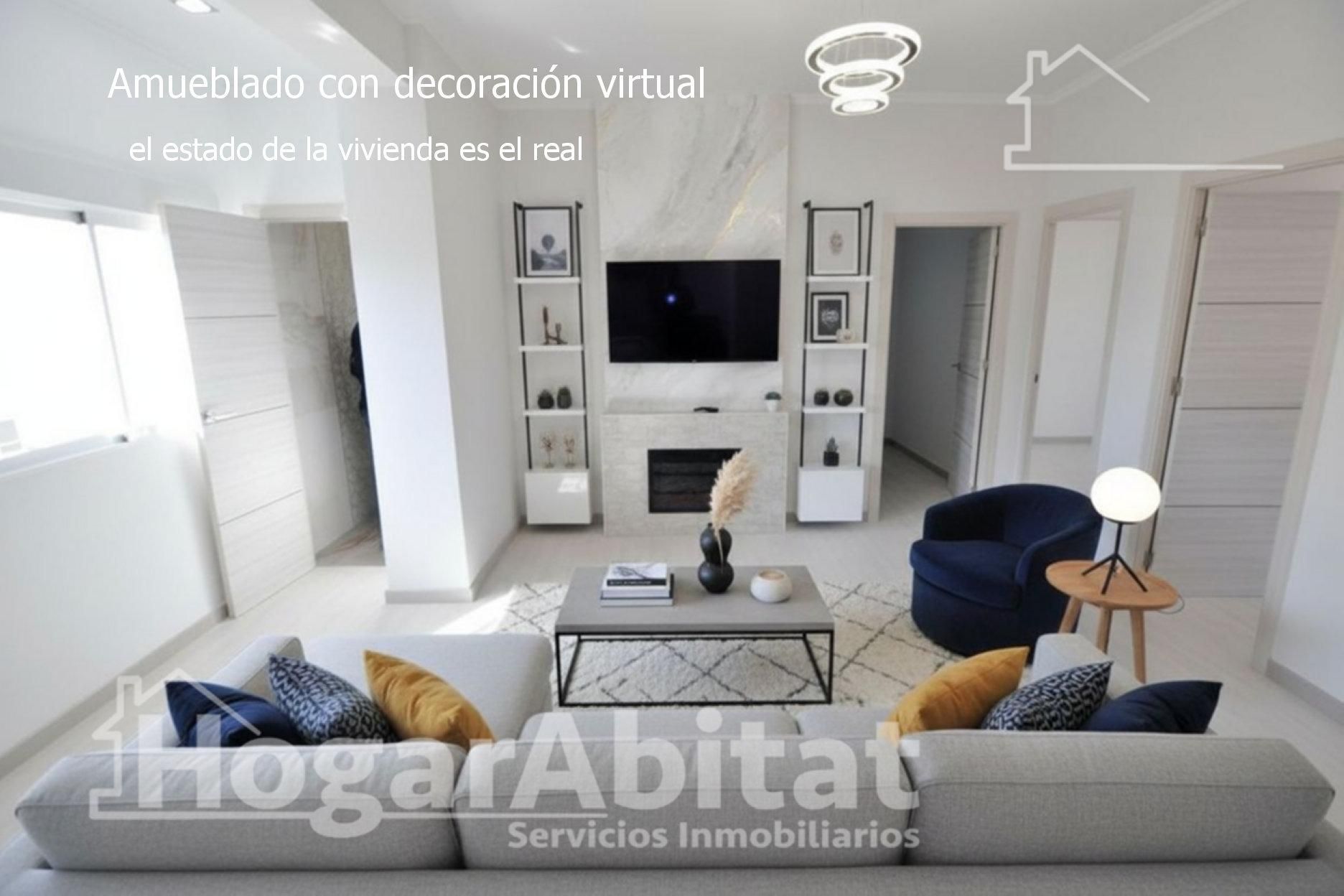 Sala de estar de Piso en venta en Mislata