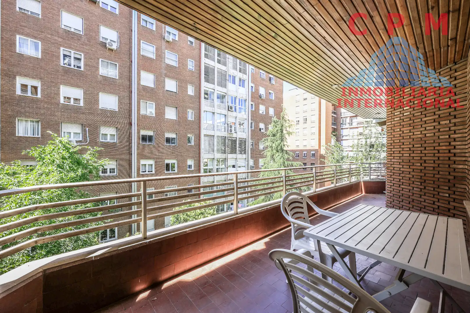 Terraza de Piso de alquiler en Madrid con Aire acondicionado, Calefacción y Parquet
