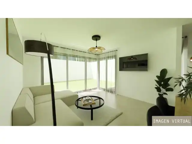 Sala d'estar de Casa o xalet en venda en Burjassot amb Jardí privat i Terrassa