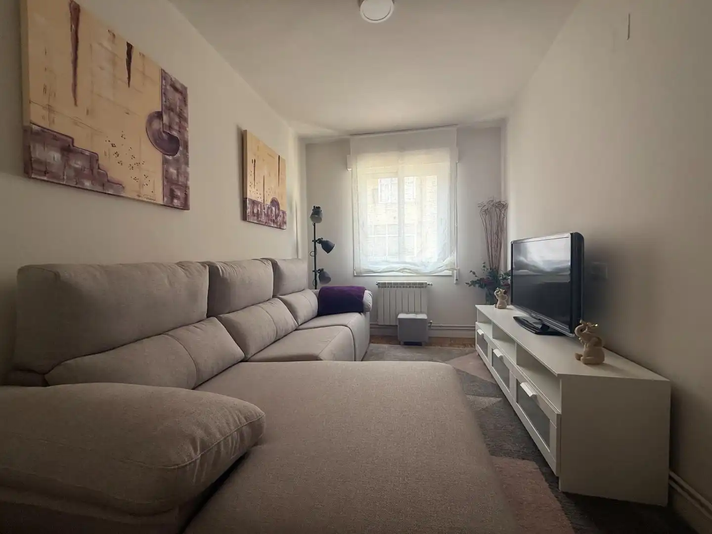 Wohnzimmer von Wohnung zur Miete in Ourense Capital  mit Heizung und Balkon