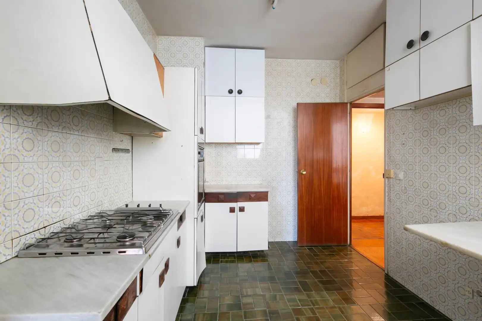 Cocina de Piso en venta en Barcelona con Calefacción, Parquet y Terraza