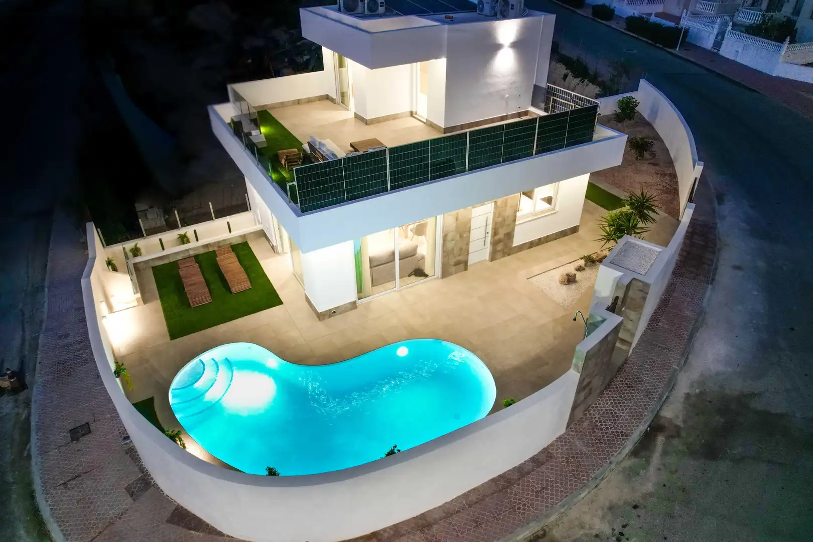Swimming pool of Houses for sale in Rojales