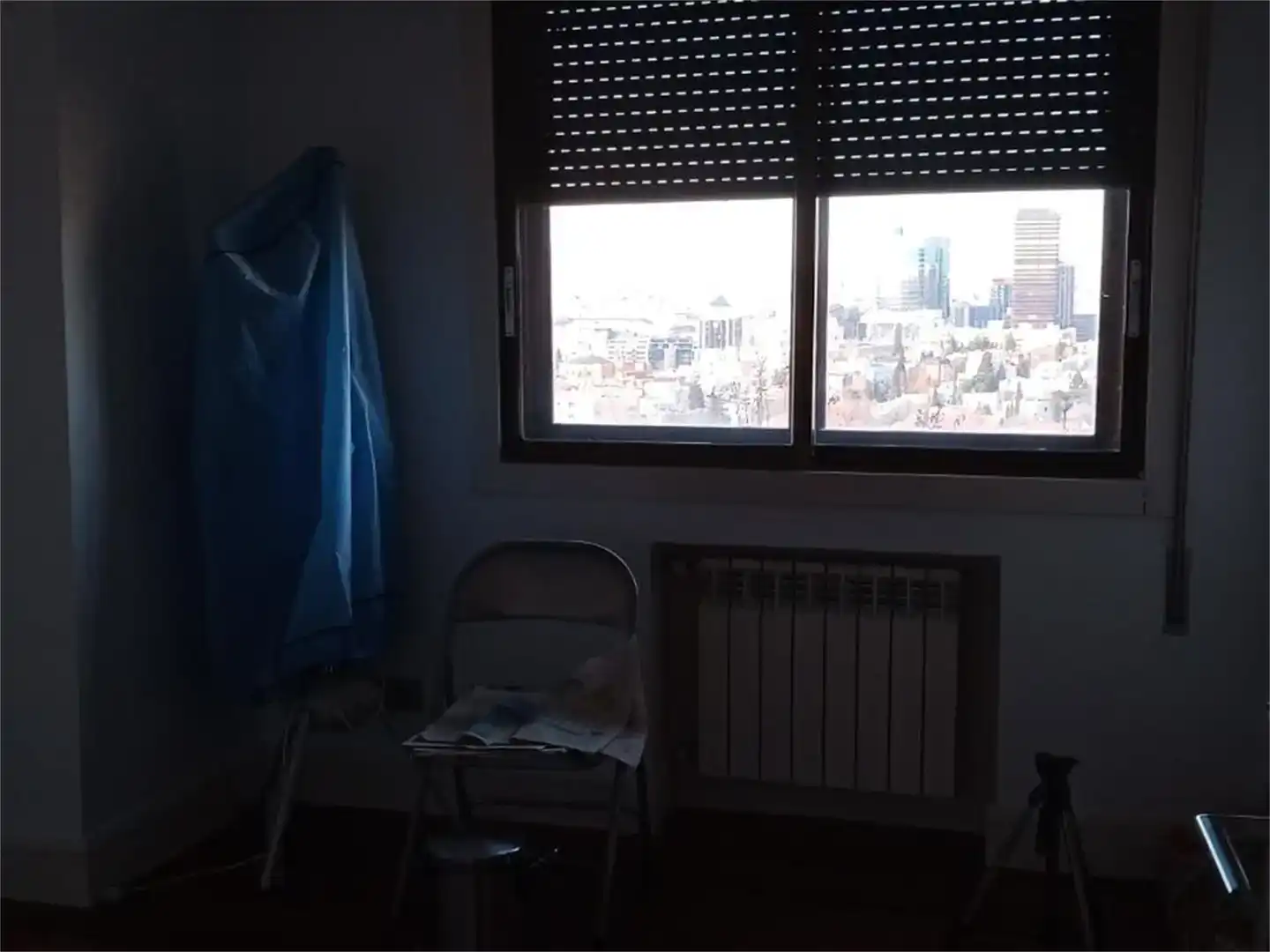Schlafzimmer von Dachboden zur Miete in  Madrid Capital mit Klimaanlage