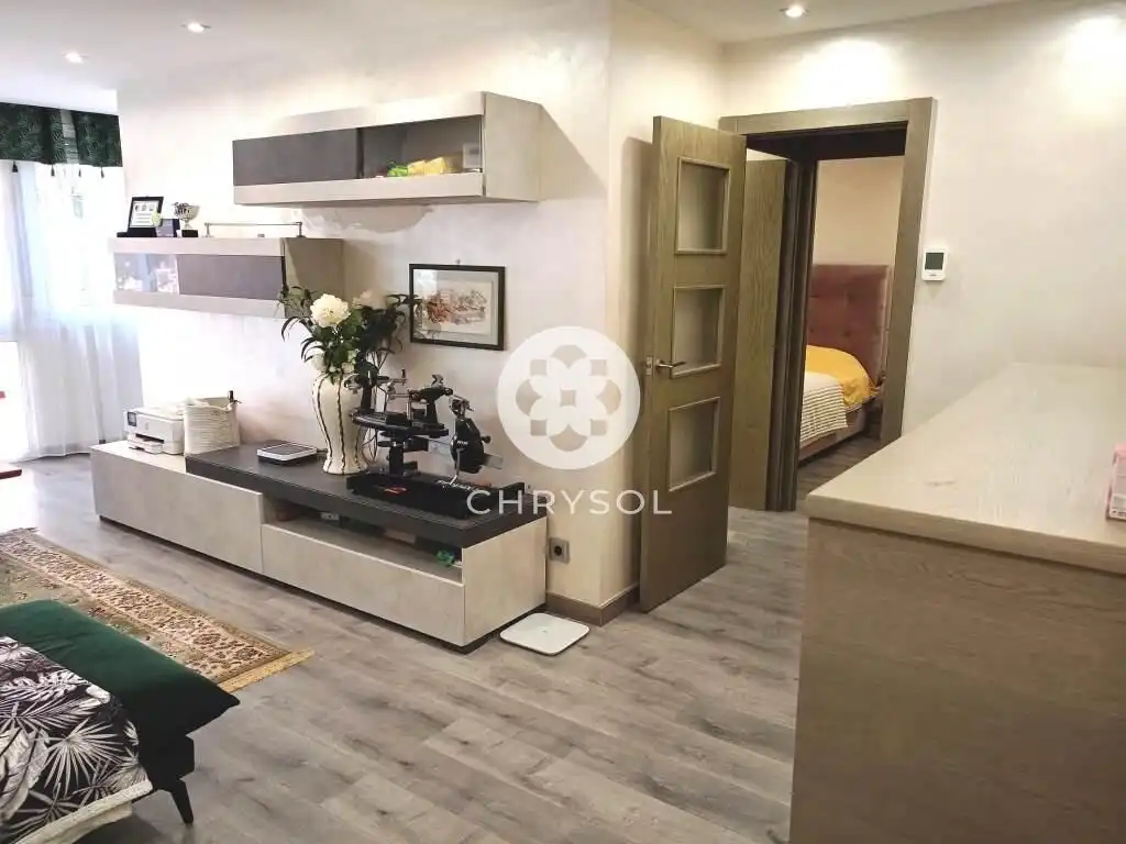 Sala de estar de Piso en venta en Barcelona con Aire acondicionado, Calefacción y Jardín privado