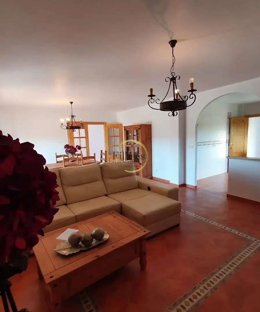 Sala d'estar de Finca rústica en venda en Lorca amb Jardí privat, Terrassa i Moblat