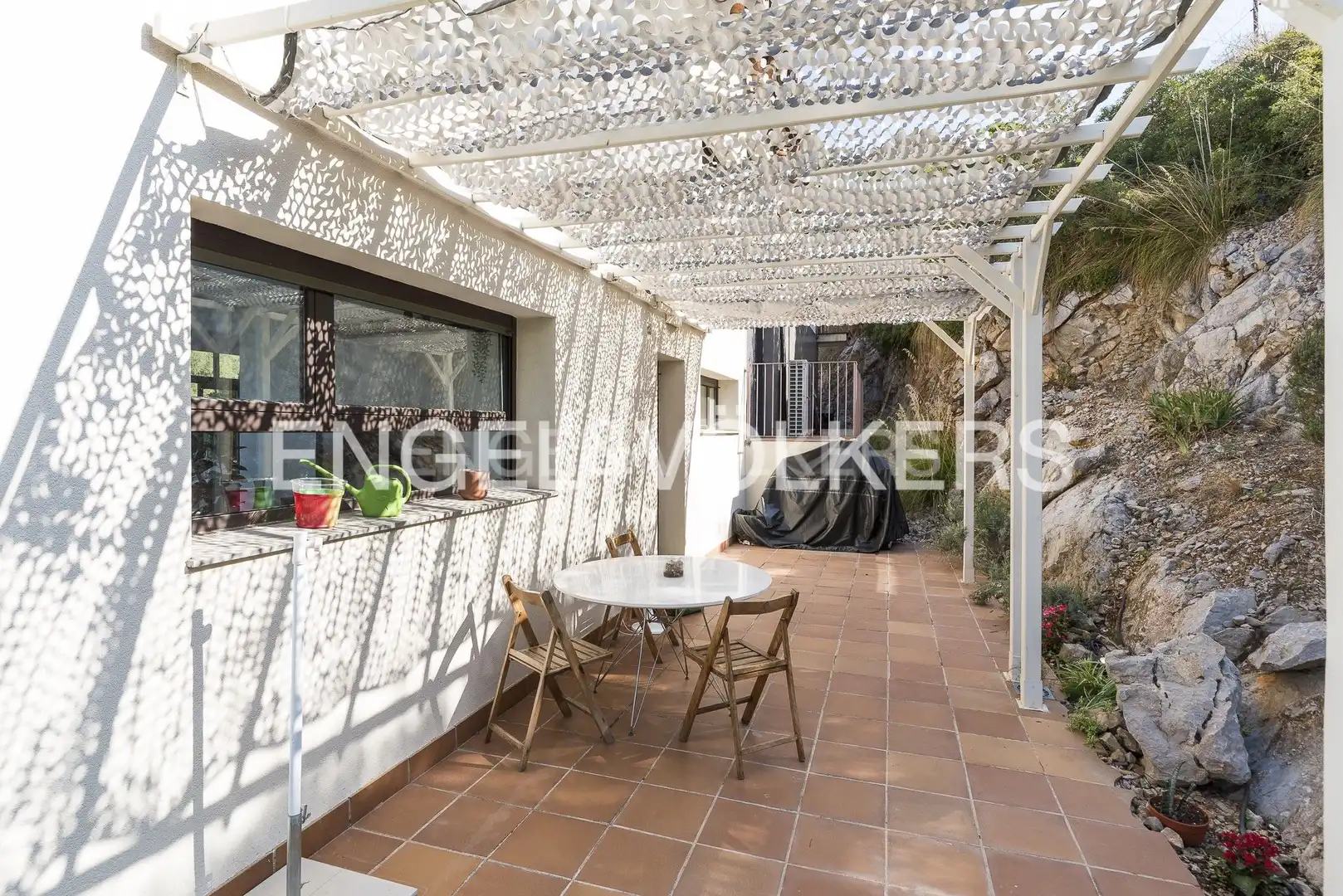 Terrassa de Casa o xalet en venda en Olivella amb Aire condicionat, Calefacció i Jardí privat