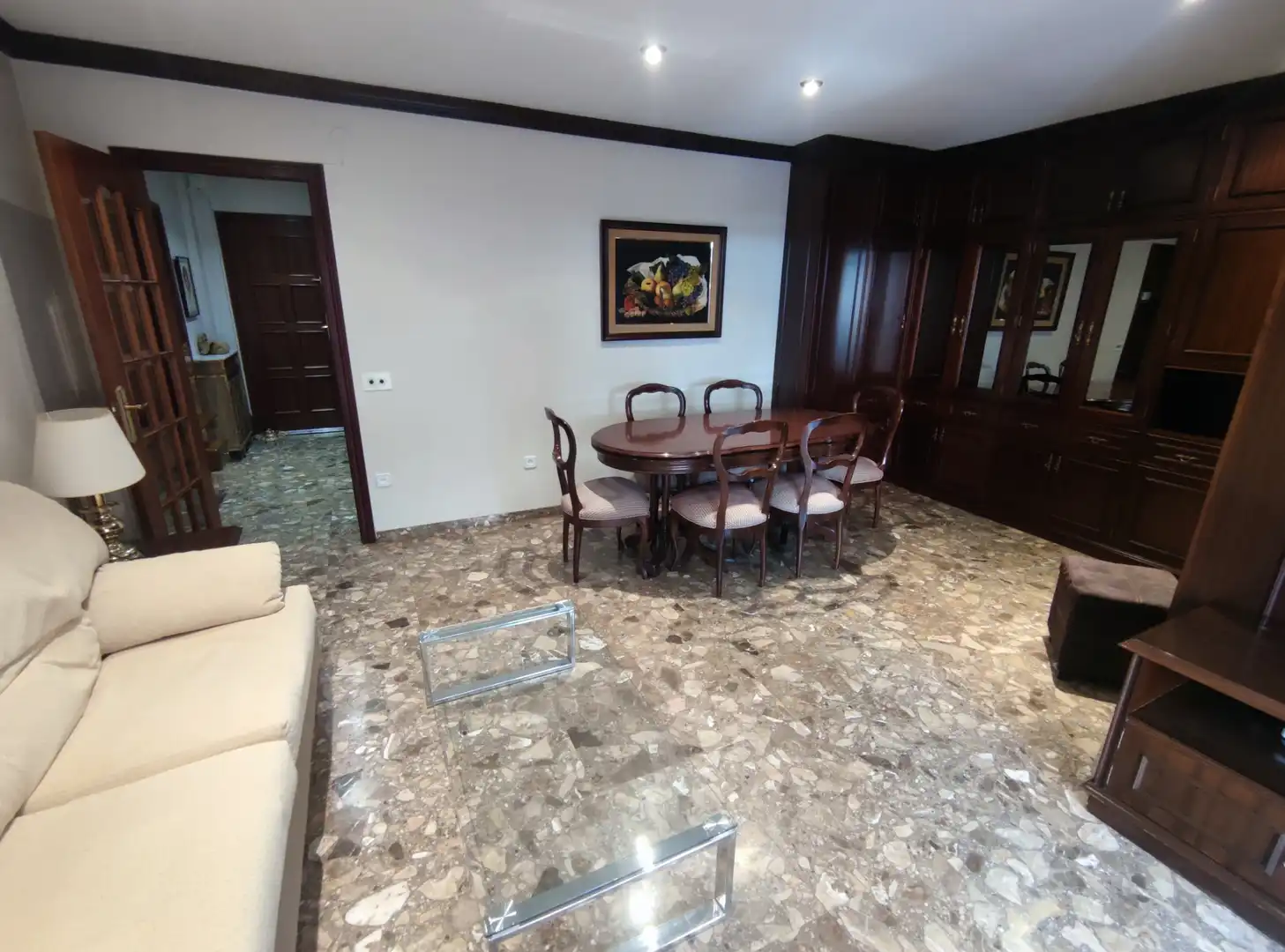 Comedor de Piso de alquiler en Lleida con Aire acondicionado, Calefacción y Amueblado