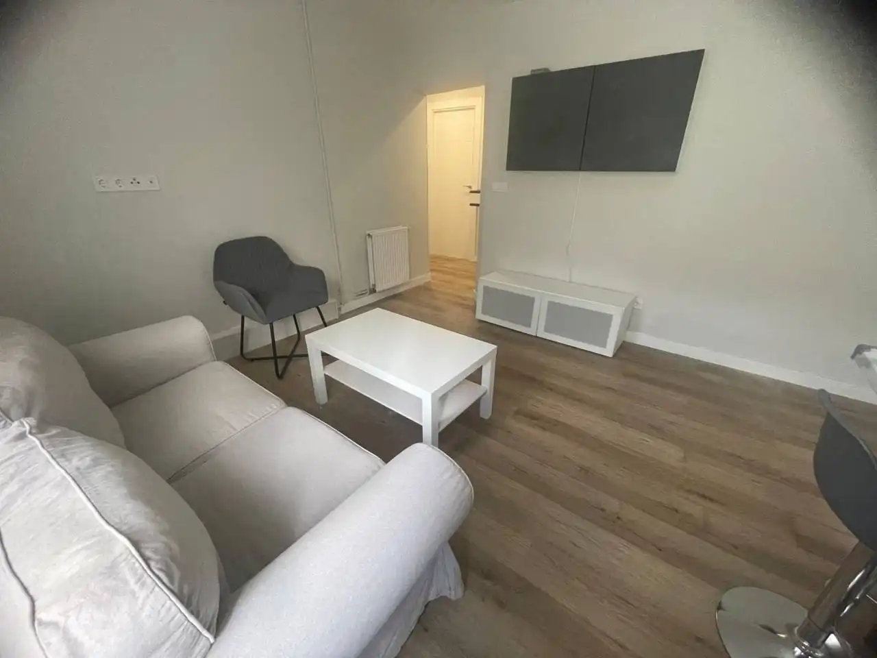 Sala de estar de Piso de alquiler en Burgos con Calefacción, Parquet y Amueblado