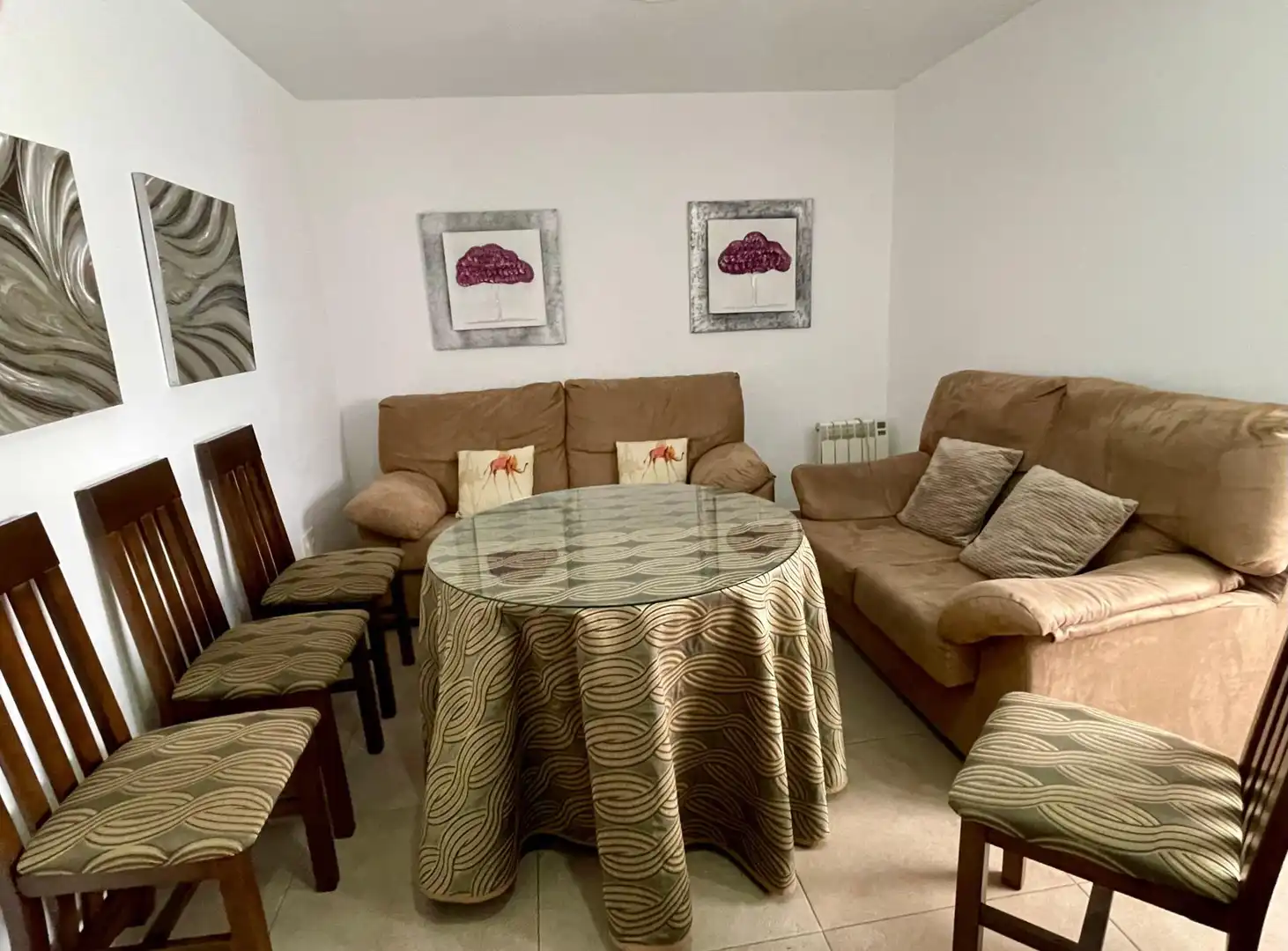 Living room of Flat for rent in Granada  with Furnished and Balcony