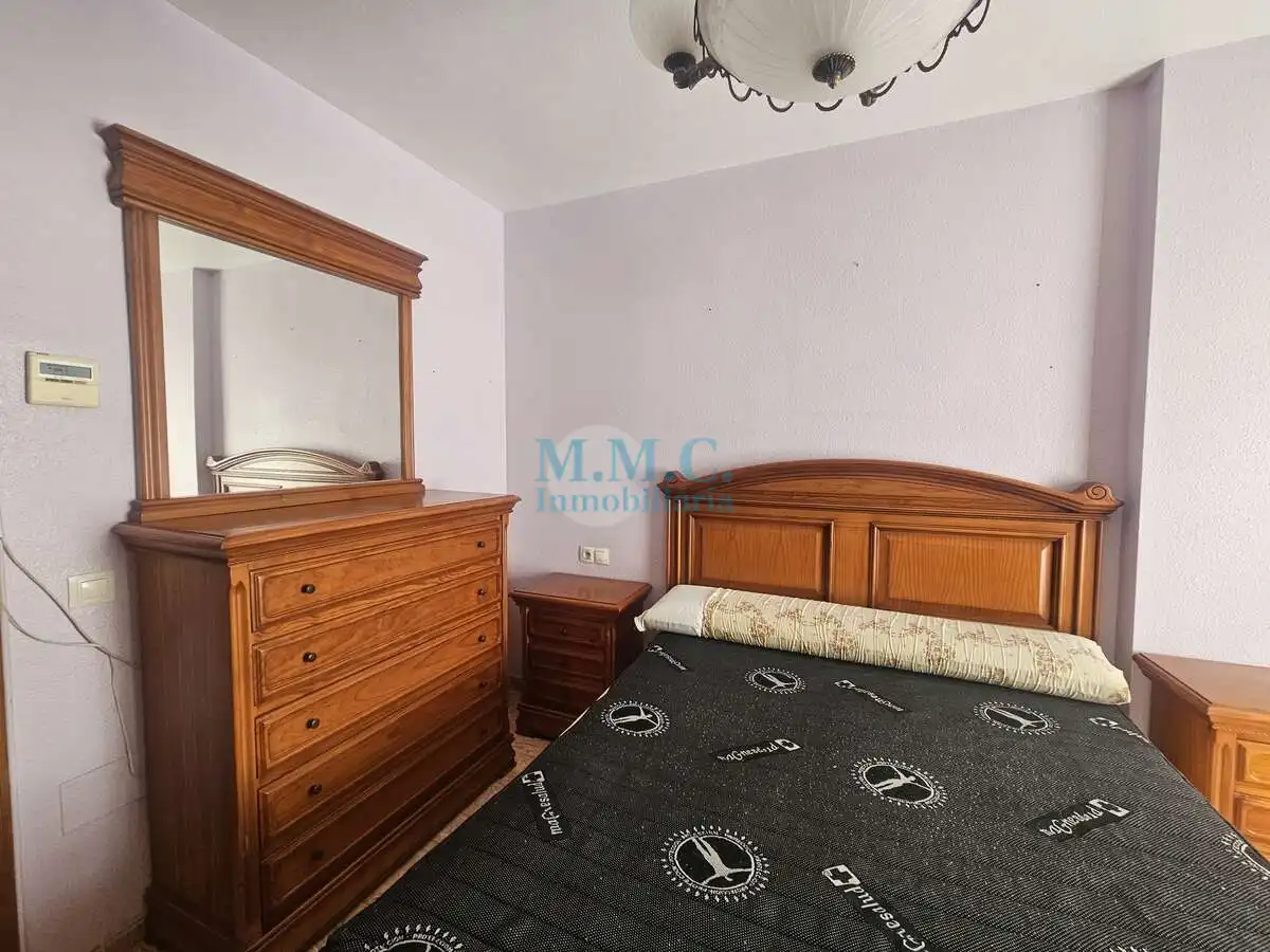 Bedroom of Flat for sale in Roquetas de Mar  with Air Conditioner, Terrace and Furnished