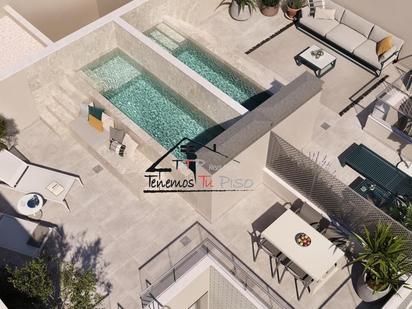 Swimming pool of Attic for sale in  Zaragoza Capital  with Air Conditioner, Heating and Terrace