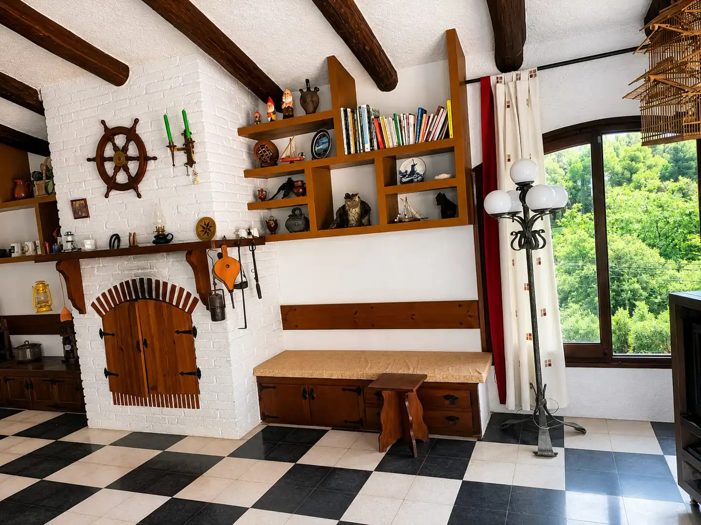 Sala d'estar de Casa o xalet en venda en Tossa de Mar amb Calefacció, Jardí privat i Terrassa