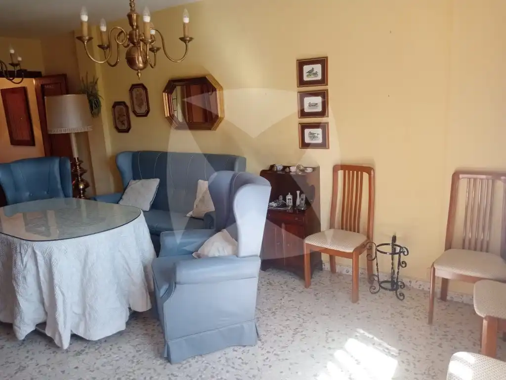 Sala d'estar de Pis en venda en Badajoz amb Aire condicionat, Terrassa i Moblat