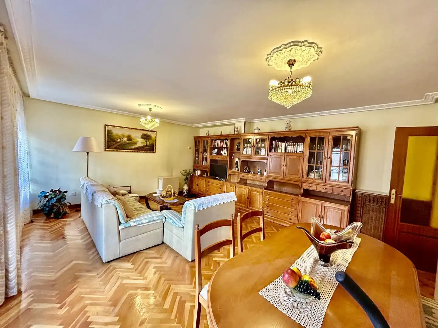 Living room of Flat for sale in La Bañeza   with Heating and Terrace