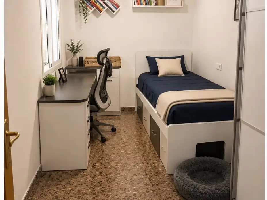 Habitación de Ático en venta en Carlet con Aire acondicionado, Terraza y Trastero