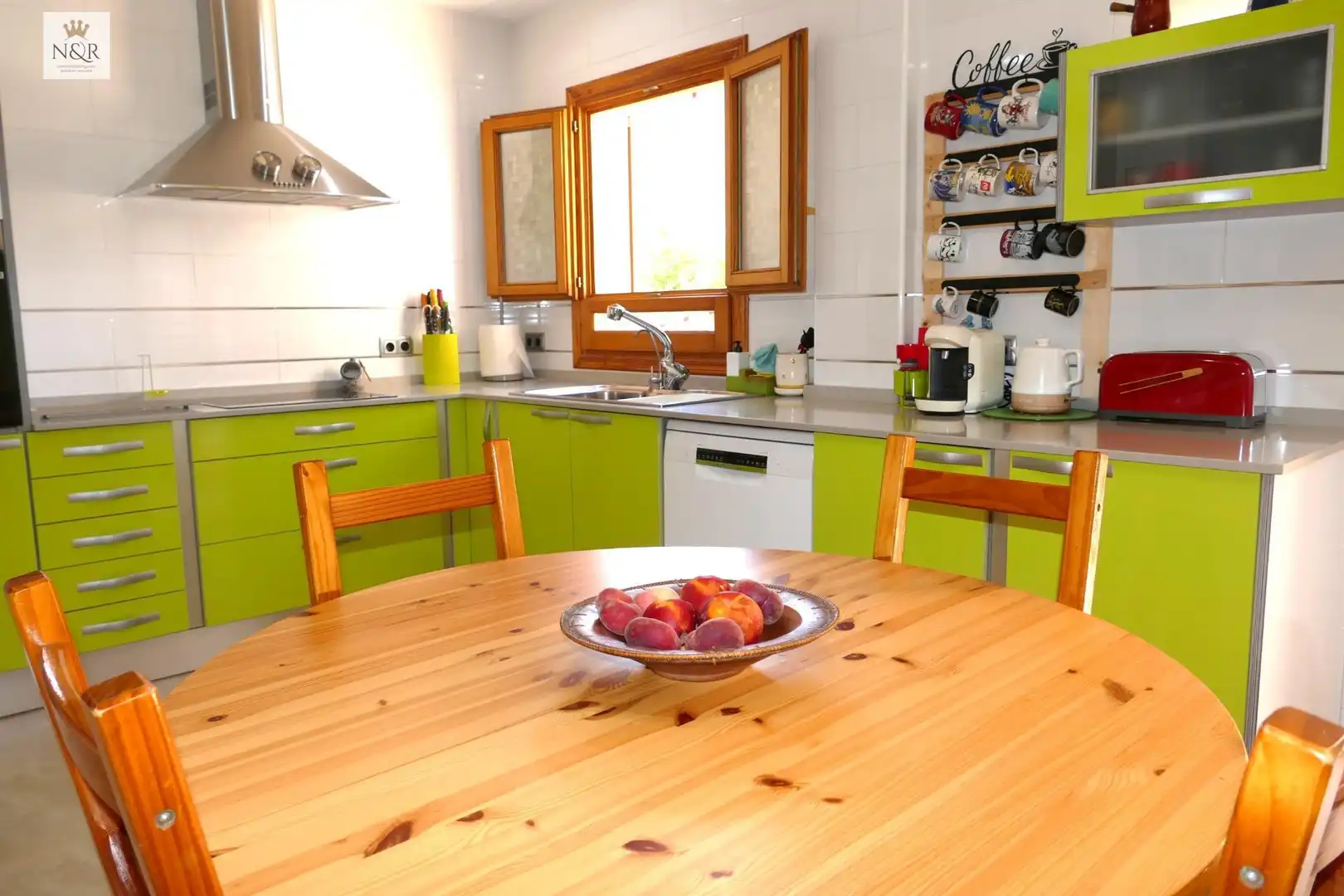 Kitchen of Flat for sale in Alaró  with Air Conditioner, Parquet flooring and Furnished