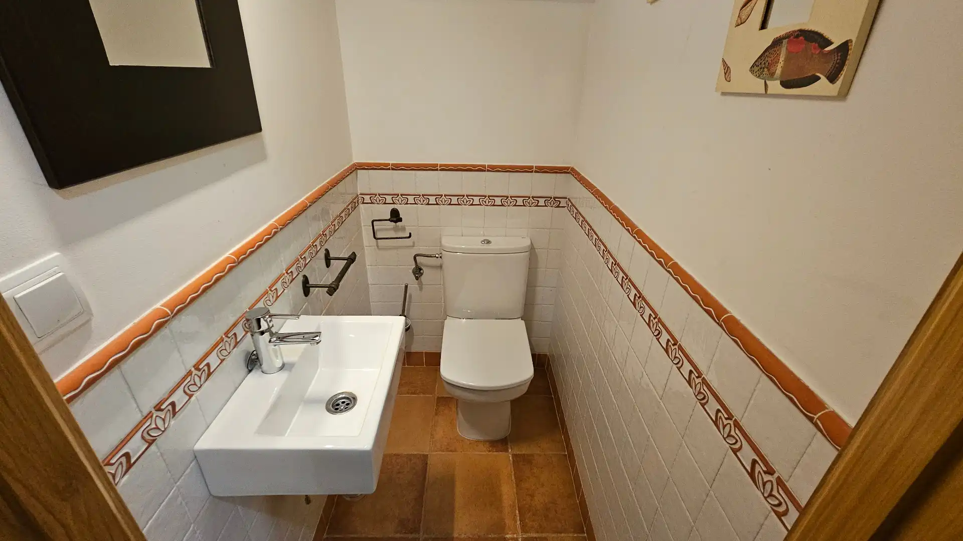Baño de Casa adosada en venta en Alegría-Dulantzi con Calefacción, Parquet y Terraza