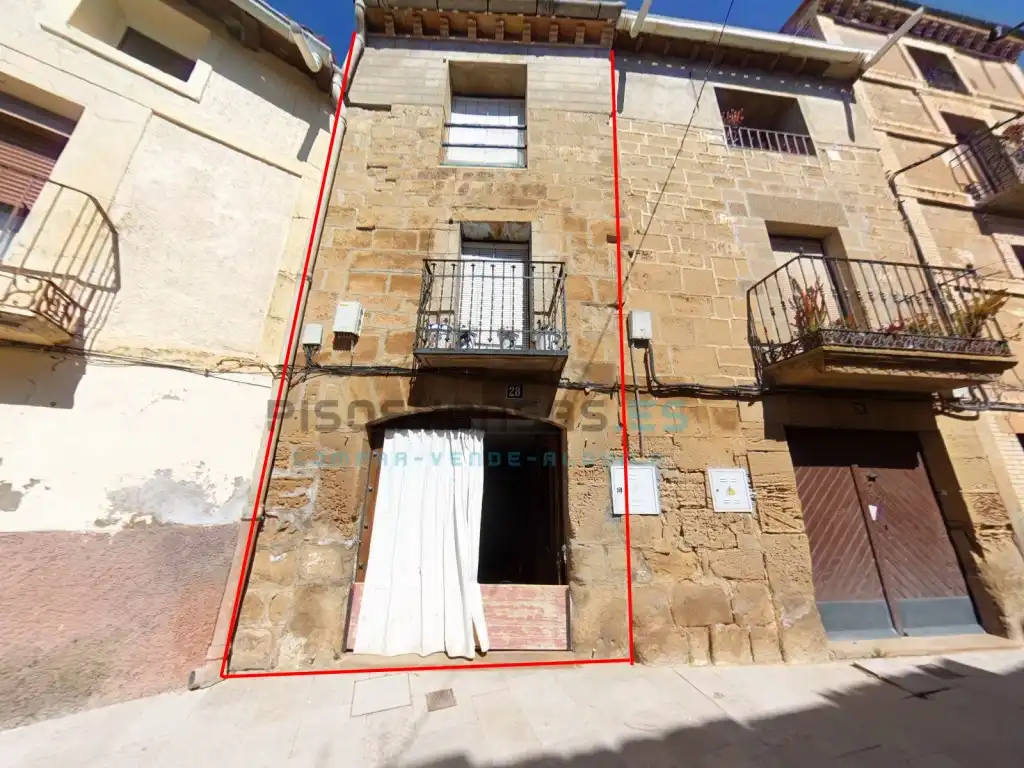 Vista exterior de Casa o chalet en venta en Sádaba con Terraza y Amueblado