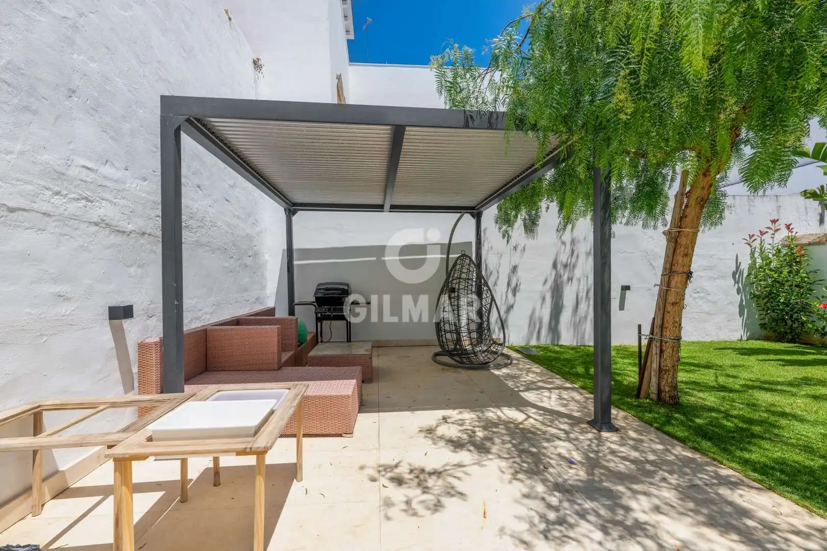 Terraza de Casa o chalet en venta en San Fernando con Calefacción, Jardín privado y Piscina
