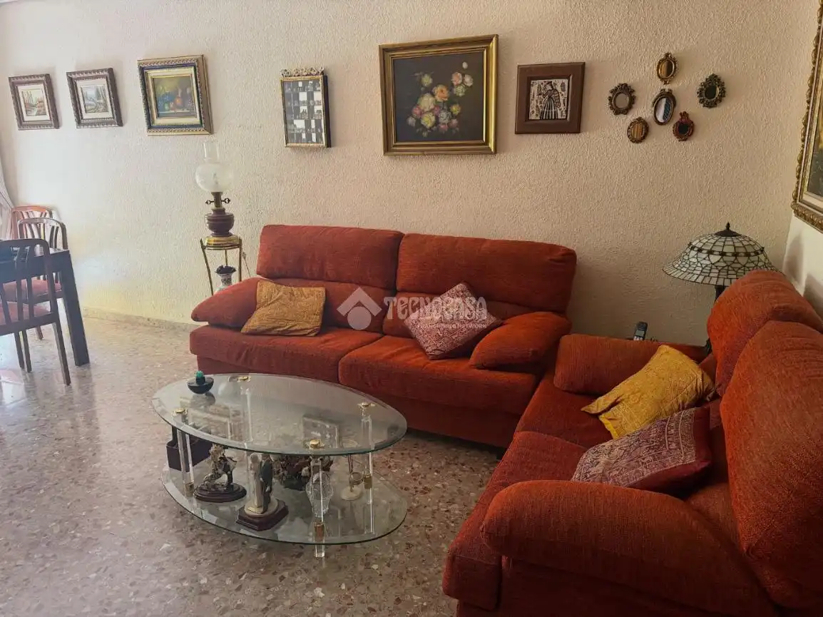 Sala de estar de Piso en venta en Valencia con Aire acondicionado y Balcón