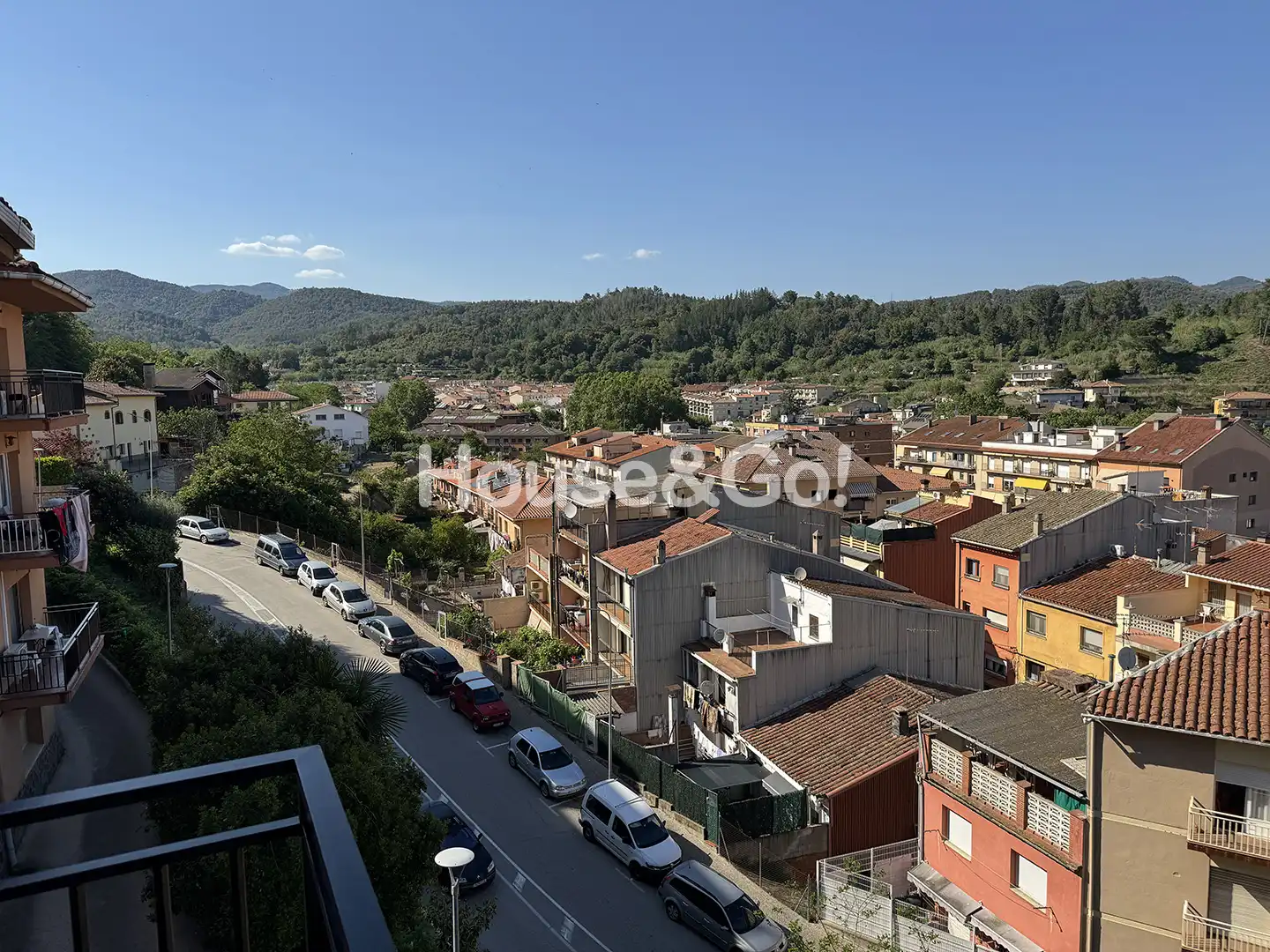 Vista exterior de Piso en venta en Arbúcies con Aire acondicionado, Calefacción y Terraza