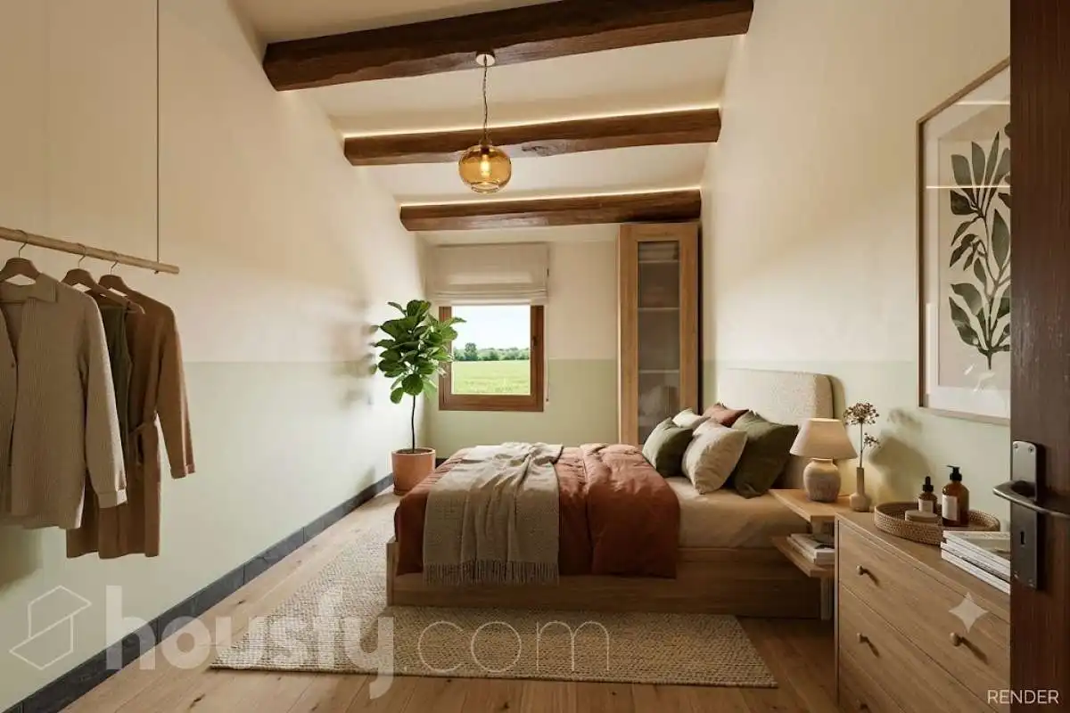 Habitación de Casa adosada en venta en Santa Margarida I Els Monjos con Trastero