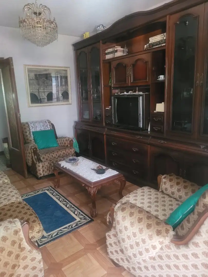 Sala de estar de Piso en venta en Madrid con Terraza y Amueblado
