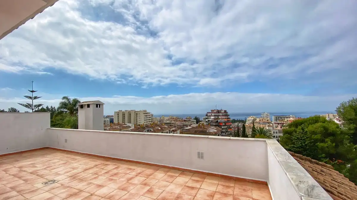 Exterior view of Detached homes for rent in Marbella  with Air Conditioner, Private garden and Terrace