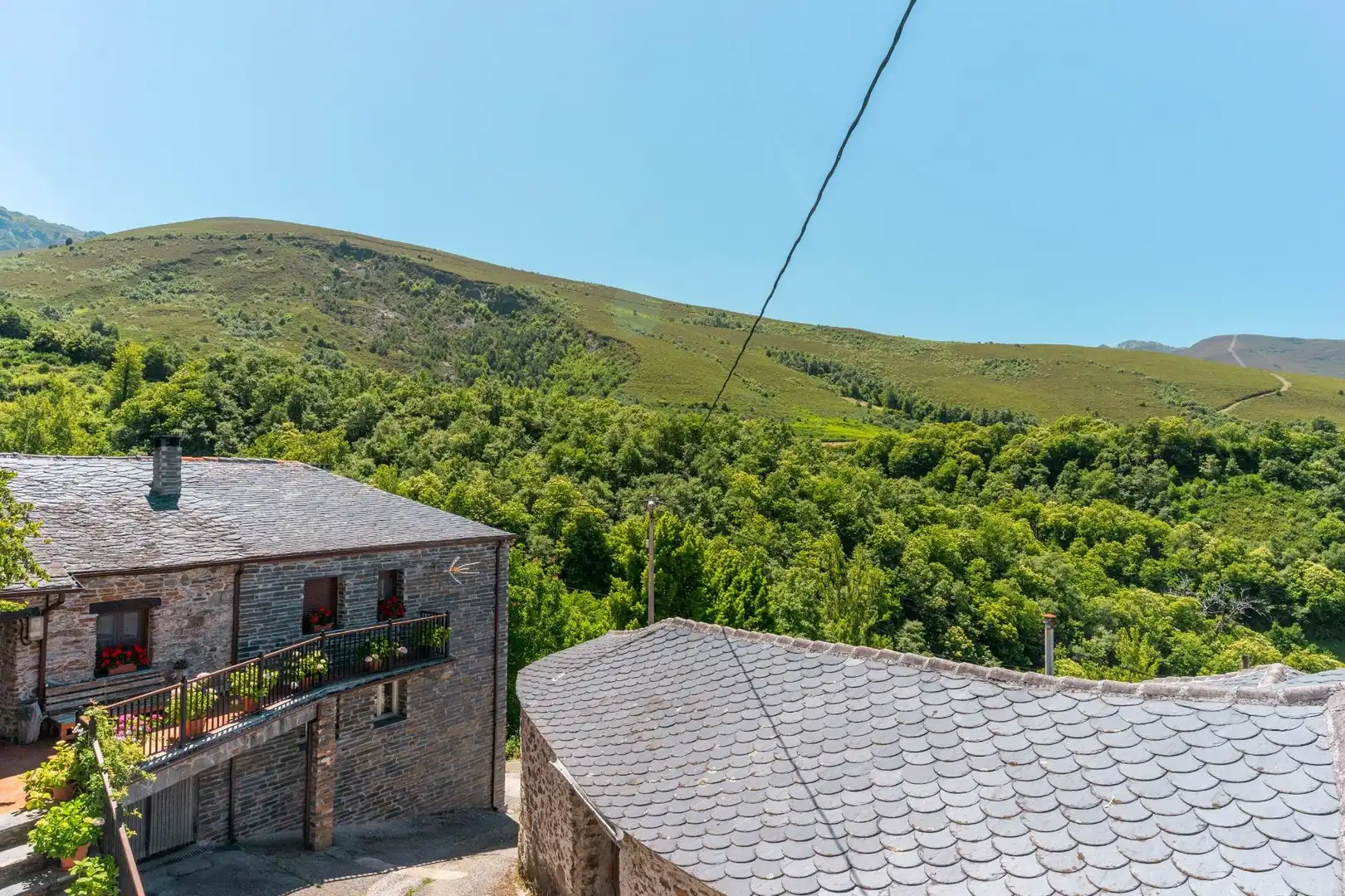Vista exterior de Casa o xalet en venda en Ibias amb Calefacció, Terrassa i Moblat