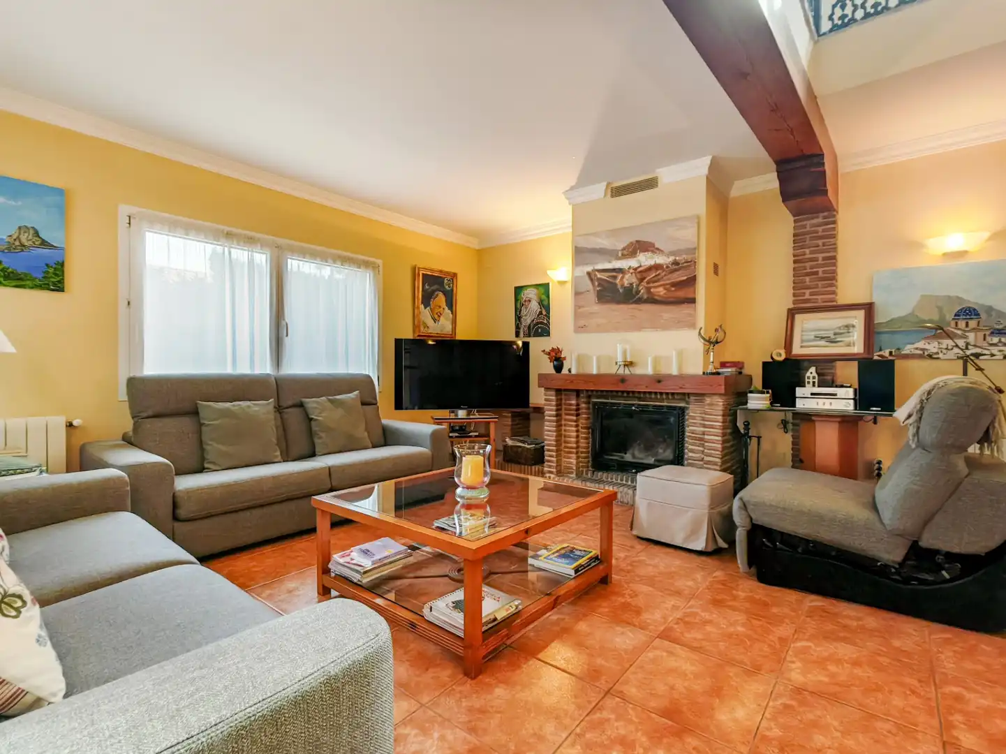 Living room of Houses for sale in Dénia  with Air Conditioner, Heating and Private garden