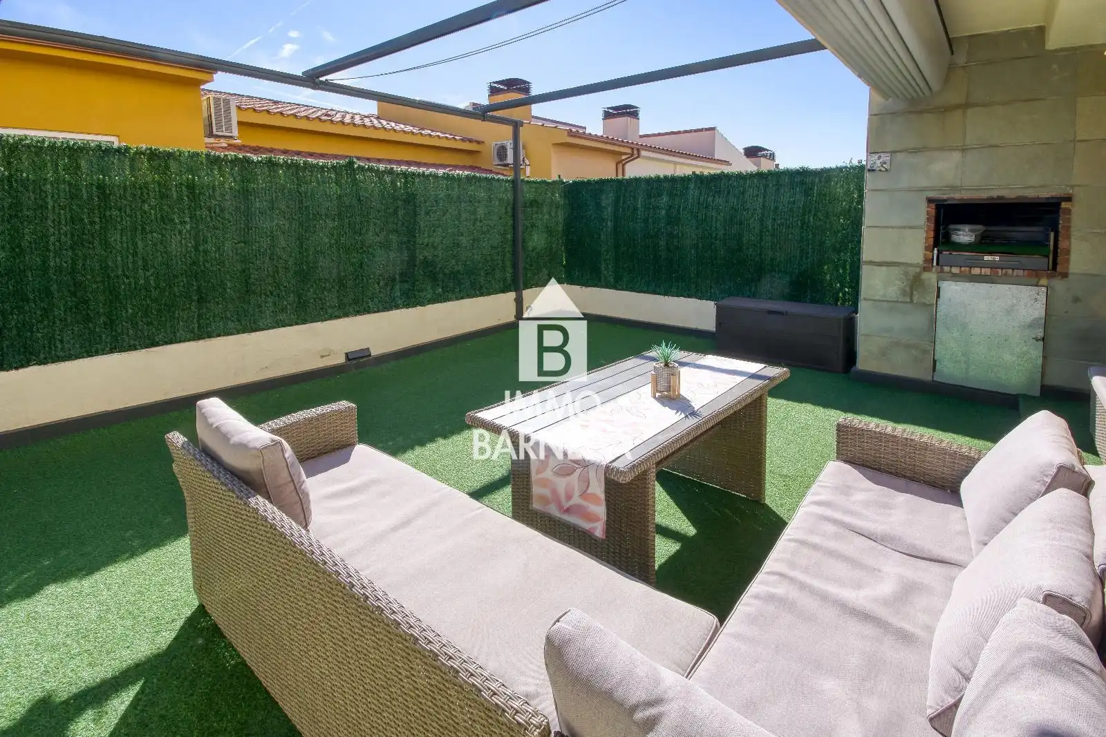 Terraza de Casa adosada en venta en Palau-saverdera con Aire acondicionado, Calefacción y Jardín privado