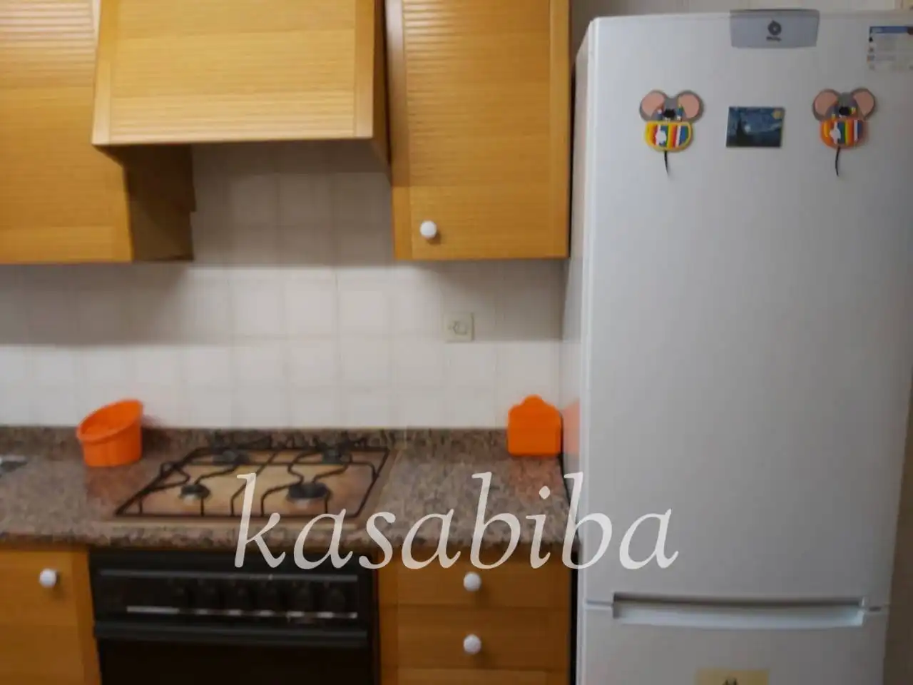 Cuina de Pis de lloguer en Valencia amb Calefacció, Moblat i Balcó