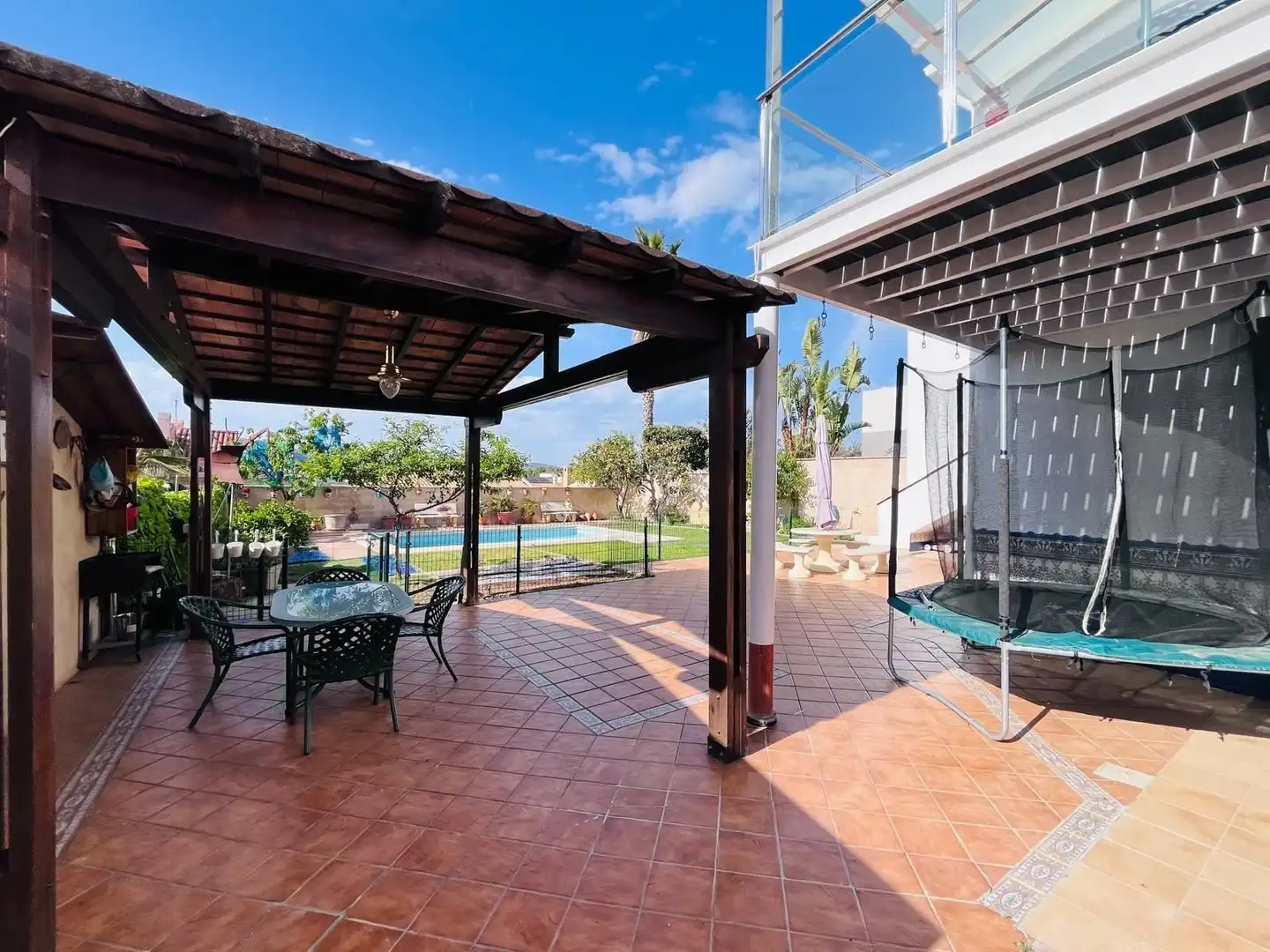Terrace of Houses for sale in Sant Pere de Ribes  with Air Conditioner, Heating and Swimming Pool
