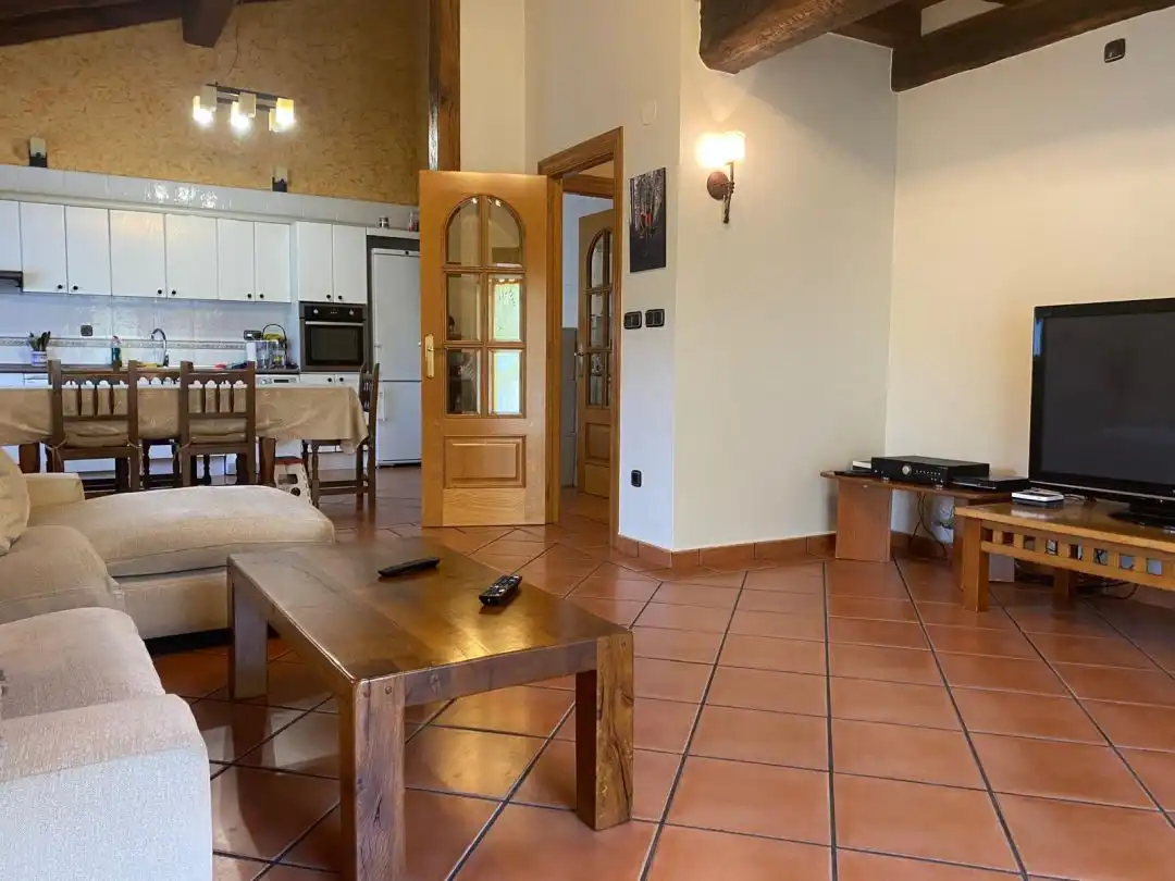 Sala de estar de Casa o chalet en venta en Idiazabal con Calefacción, Terraza y Amueblado