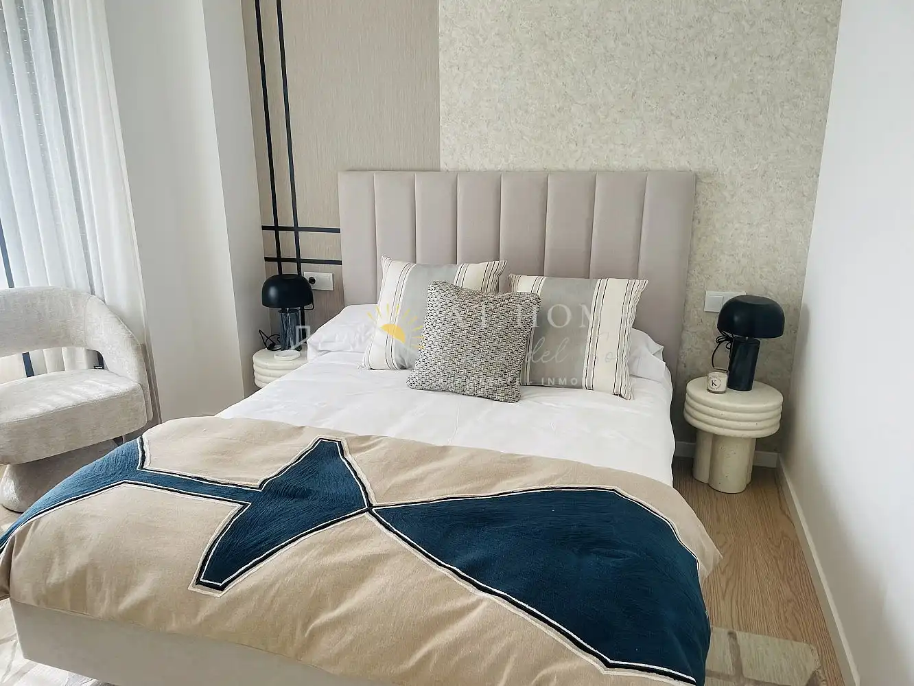 Schlafzimmer von Wohnungen zum Verkauf in Rincón de la Victoria mit Terrasse, Schwimmbad und Ofen