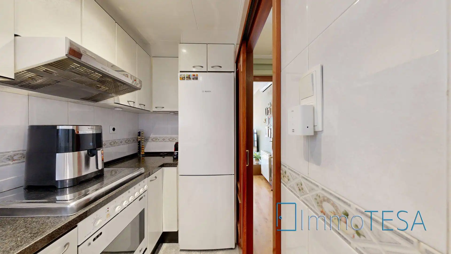 Kitchen of Flat for sale in Sabadell  with Air Conditioner, Heating and Parquet flooring