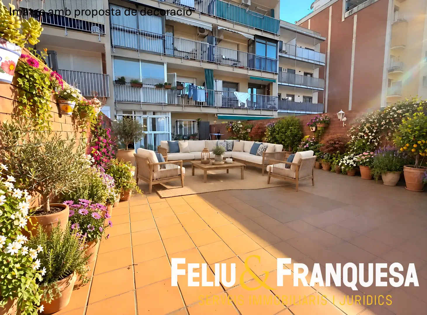 Terrace of Flat for sale in El Coll
