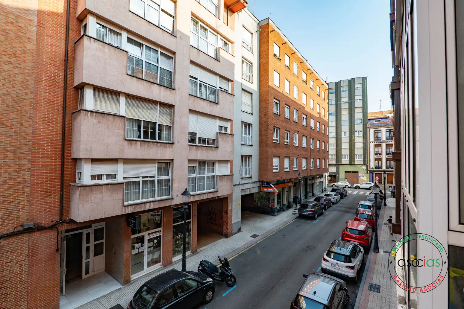 Vista exterior de Pis en venda en Gijón  amb Calefacció i Parquet