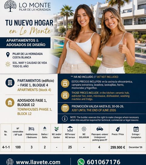 Foto 2 de Apartamento en venta en Pilar de la Horadada ciudad, Pilar de la Horadada