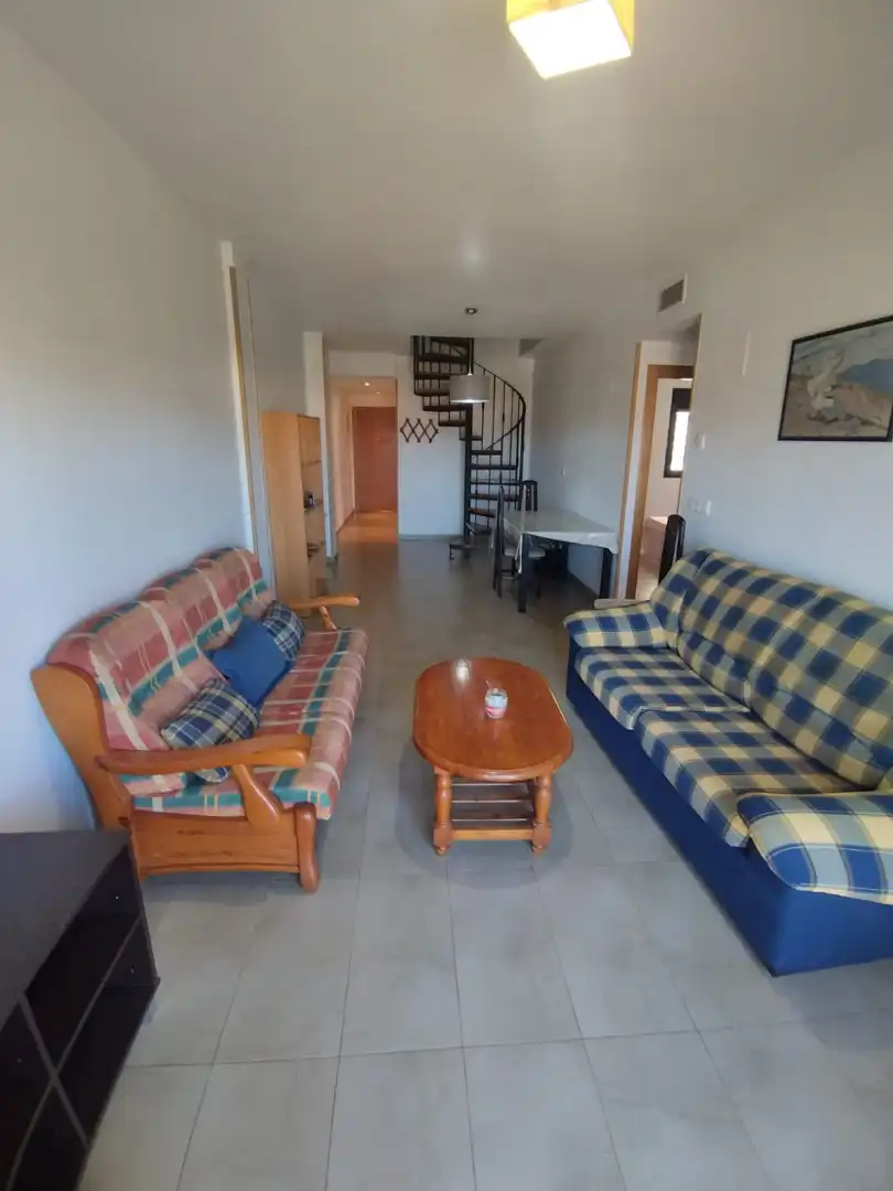 Living room of Flat for sale in Torre-Pacheco  with Heating, Terrace and Furnished