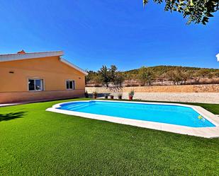 Swimming pool of House or chalet for sale in Monóvar  / Monòver  with Air Conditioner, Heating and Terrace