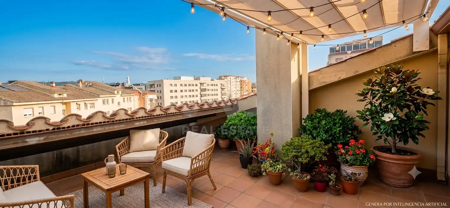 Terraza de Dúplex en venta en Sant Cugat del Vallès con Aire acondicionado, Calefacción y Terraza