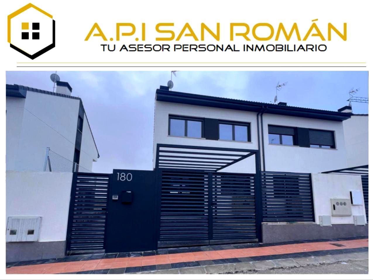 Exterior view of Single-family semi-detached to rent in Villalbilla  with Air Conditioner, Heating and Private garden