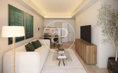 Living room of Flat for sale in  Barcelona Capital  with Heating