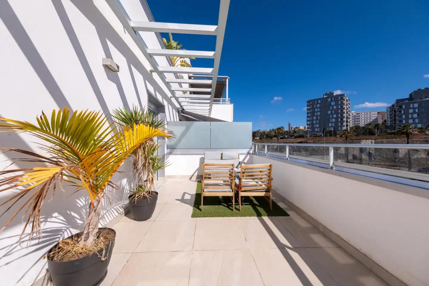 Terraza de Ático de alquiler en Las Palmas de Gran Canaria
