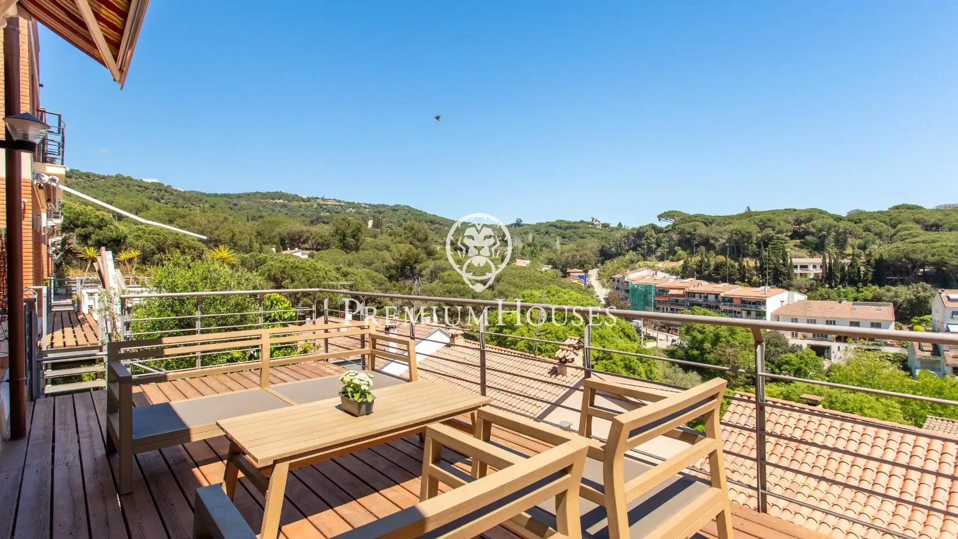 Terraza de Casa o chalet en venta en Sant Andreu de Llavaneres con Calefacción, Jardín privado y Parquet