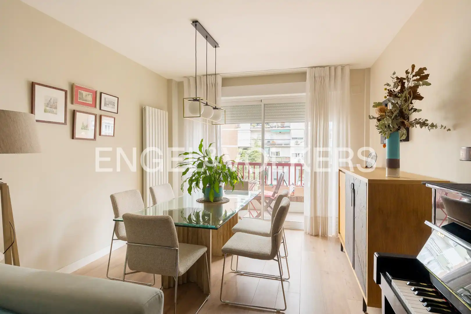 Dining room of Flat for sale in Madrid  with Air Conditioner, Heating and Private garden
