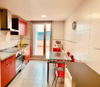 Kitchen of Apartments for rent in León Capital   with Heating, Parquet flooring and Terrace