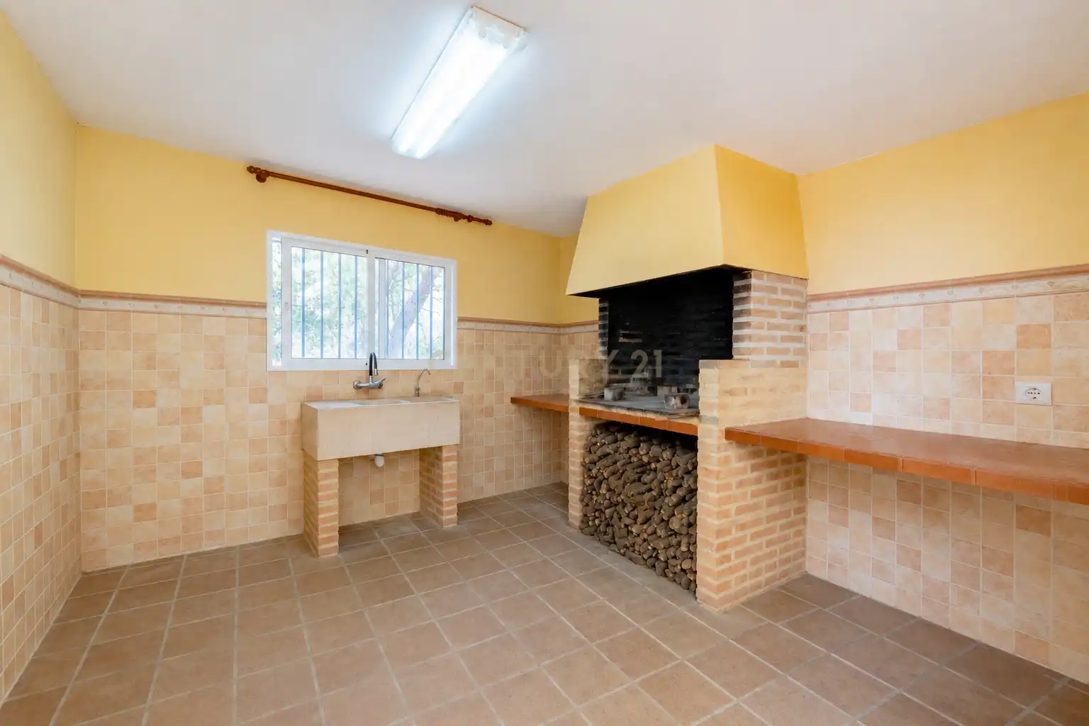 Cocina de Casa adosada en venta en Náquera con Trastero, Piscina y Horno