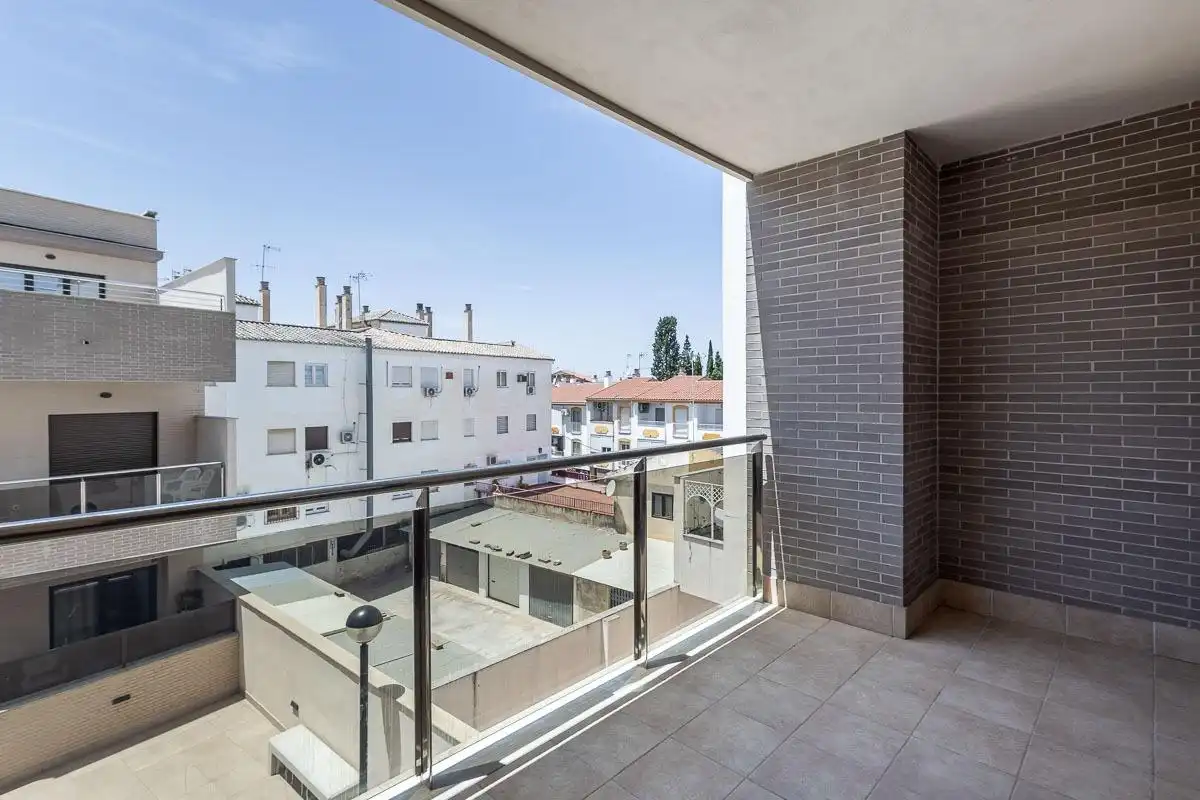 Balcony of Flat for sale in Albolote  with Air Conditioner, Private garden and Terrace
